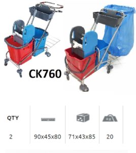  CK760 25L+25L ВЕДРО ТЕЛЕЖКА ДВУХВЕДЕРНАЯ