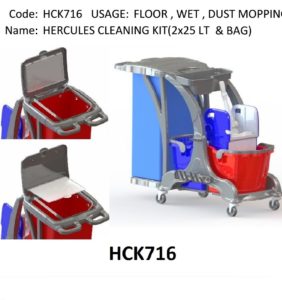  HCK716 25L+25L ВЕДРО ТЕЛЕЖКА ДВУХВЕДЕРНАЯ